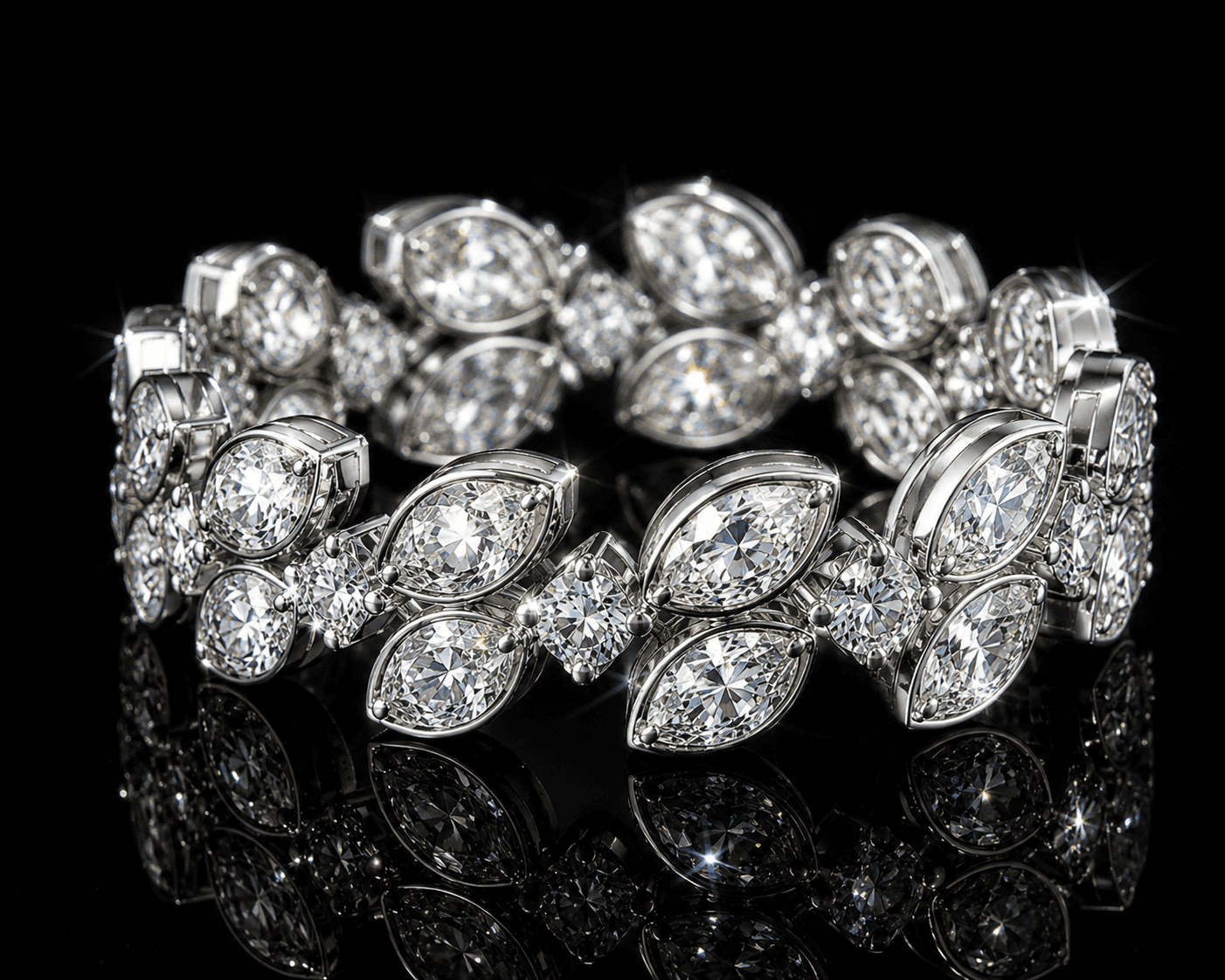 Leaflet Eternity Ring