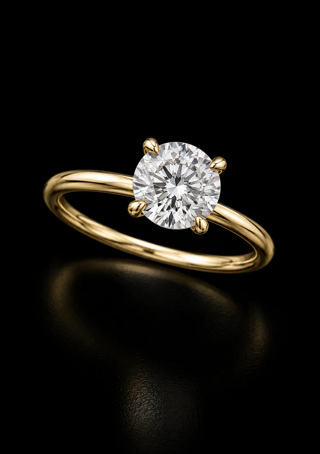 Round Brilliant Solitaire Ring